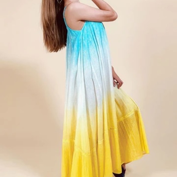 Debbie Katz Zigg Dip Dye Maxi Dress - Picture 3 of 3